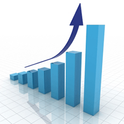 Exponential growth chart critical mass